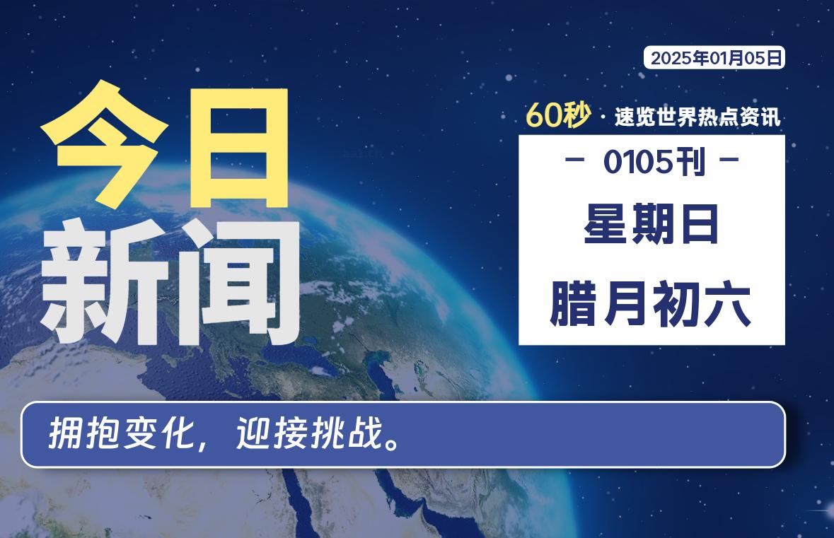 01月05日，星期日, 每日信息差-嗨次元